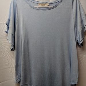 Loft short sleeve blouse size medium